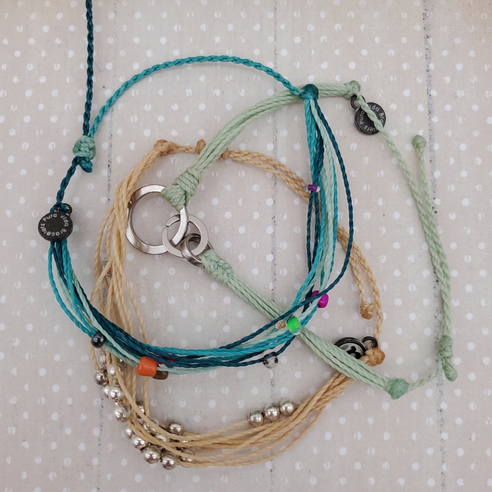 Lot of 3 Pura Vida Bracelets